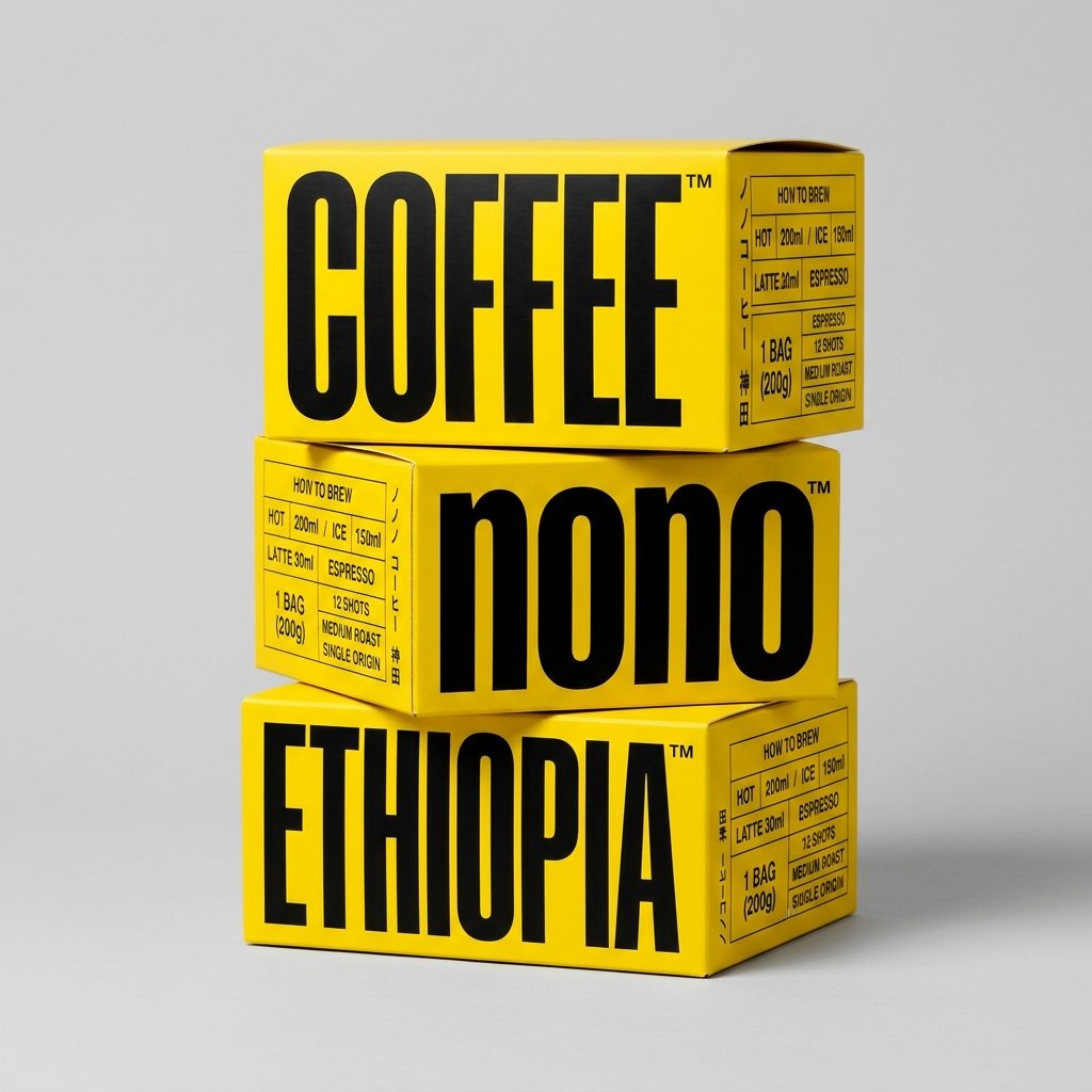 NONO COFFEE 豆販売パッケージ